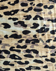 JER042R Meterware Leggiadr* Viskosejersey mit Leoprint und dezentem Logo 50 cm x 140 cm